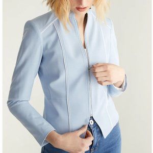 Tristan fitted jacket with contrast detail-NWT